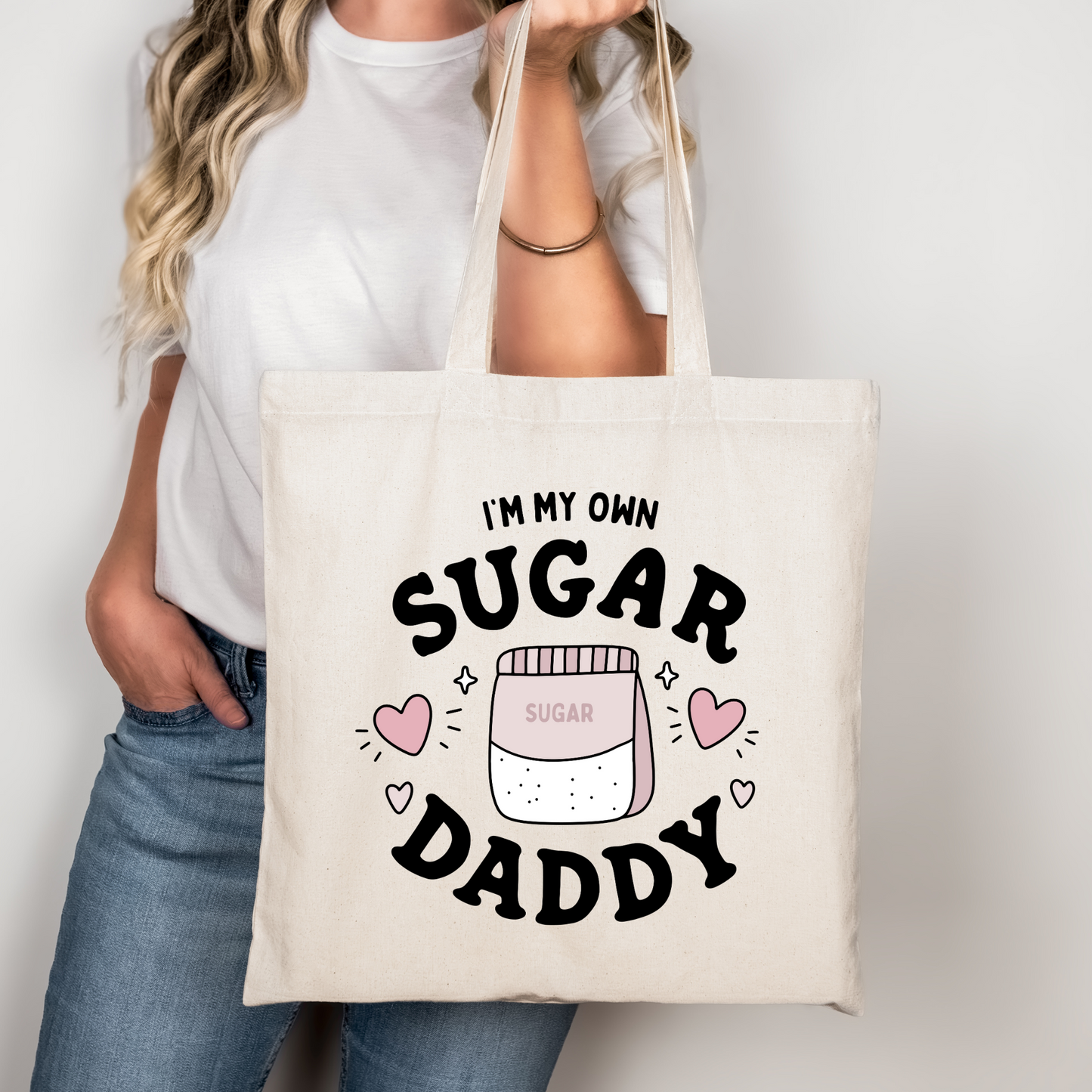 Im My Own Sugar Daddy Sarcastic Libbey Glass, Mug, or Tote Bag
