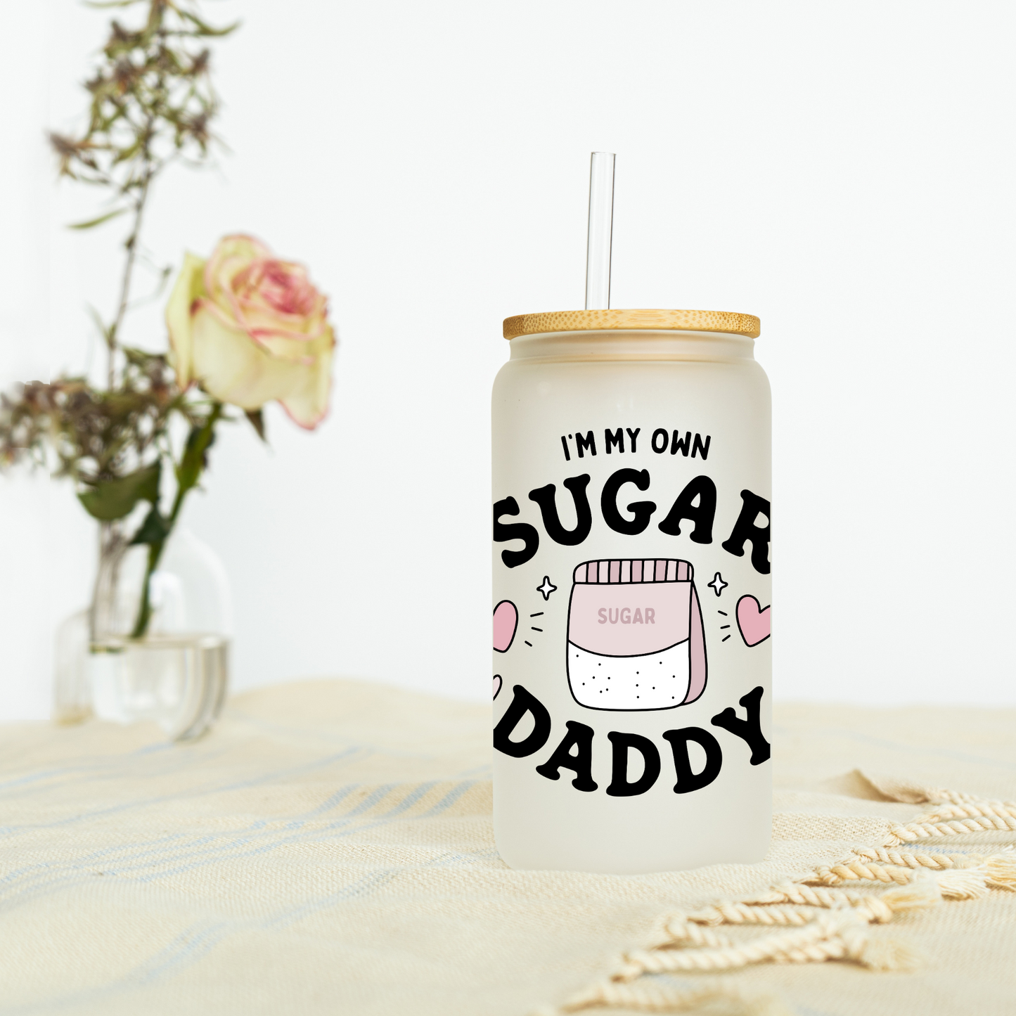 Im My Own Sugar Daddy Sarcastic Libbey Glass, Mug, or Tote Bag