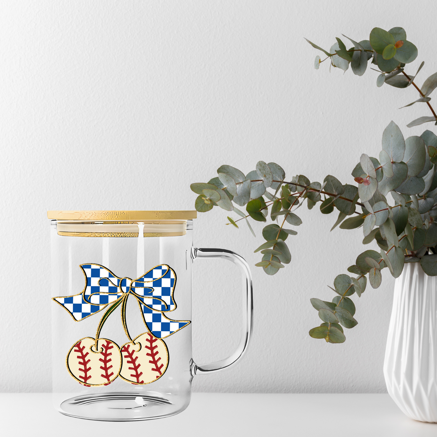 Baseball Cherry Coquette Libbey Glass, Mug, or Tote Bag