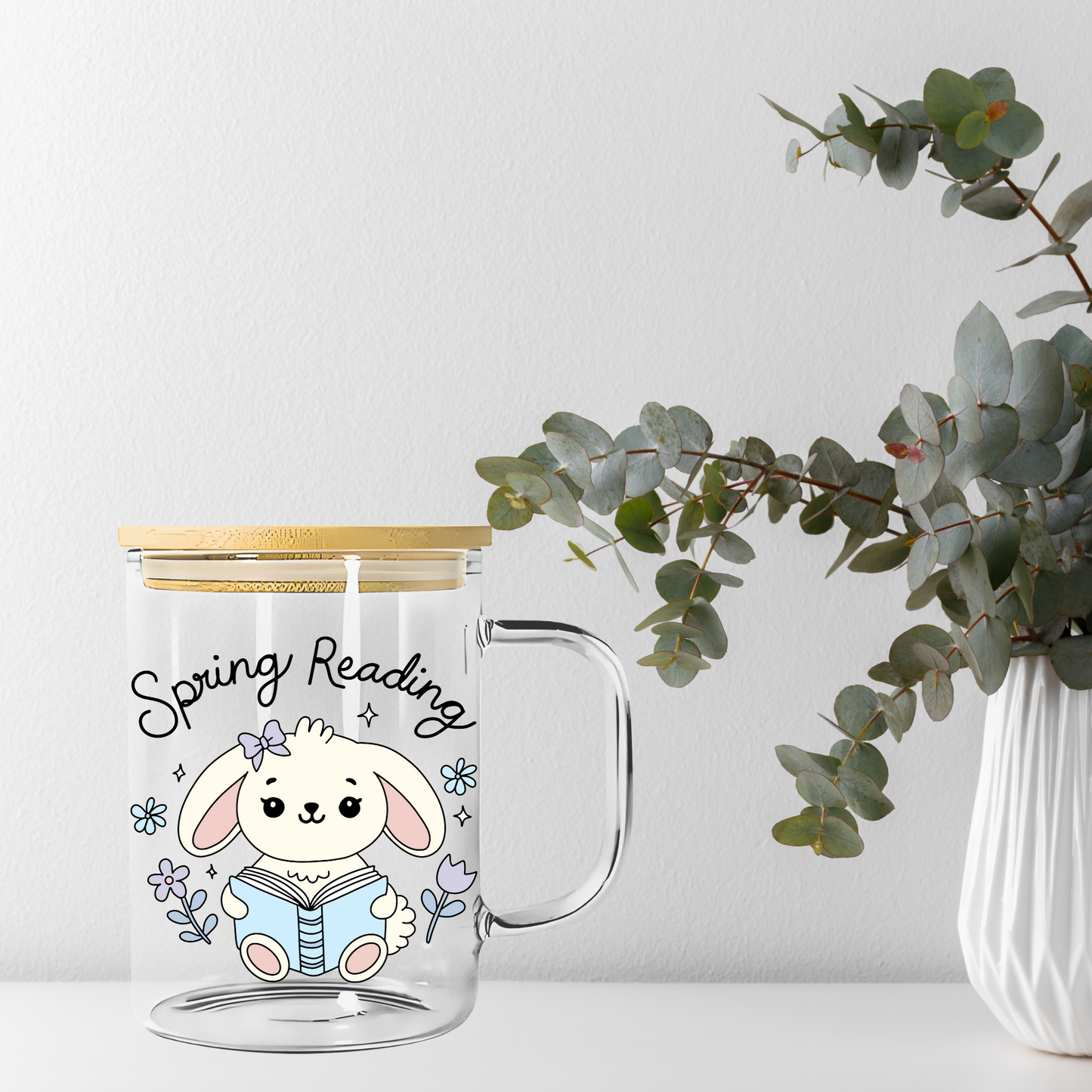 Spring Reading Libbey Glass, Mug, or Tote Bag