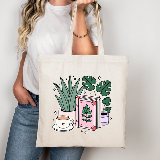 Books Flowers Tea Libbey Glass, Mug, or Tote Bag