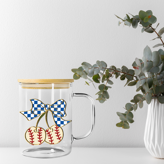 Baseball Cherry Coquette Libbey Glass, Mug, or Tote Bag