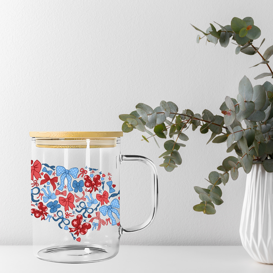 USA Bows Coquette America Libbey Glass, Mug, or Tote Bag