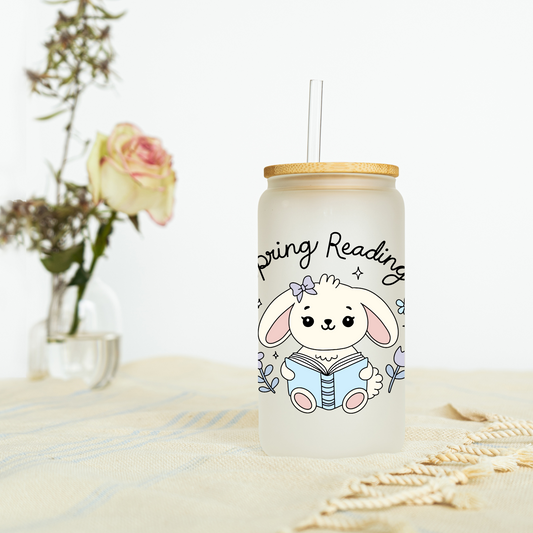 Spring Reading  Libbey Glass, Mug, or Tote Bag