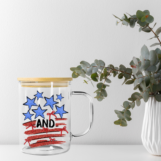 Stars And Stripes   Libbey Glass, Mug, or Tote Bag