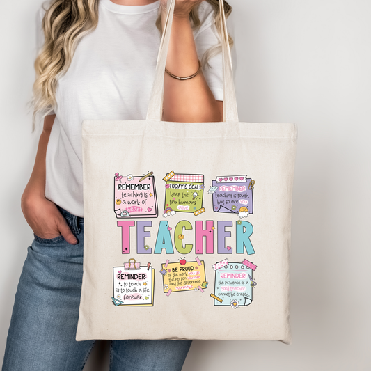 Teacher Affirmation Sticky Notes Libbey Glass, Mug, or Tote Bag