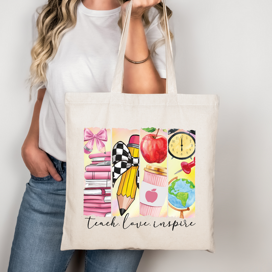 Teach Love Inspire School Libbey Glass, Mug, or Tote Bag